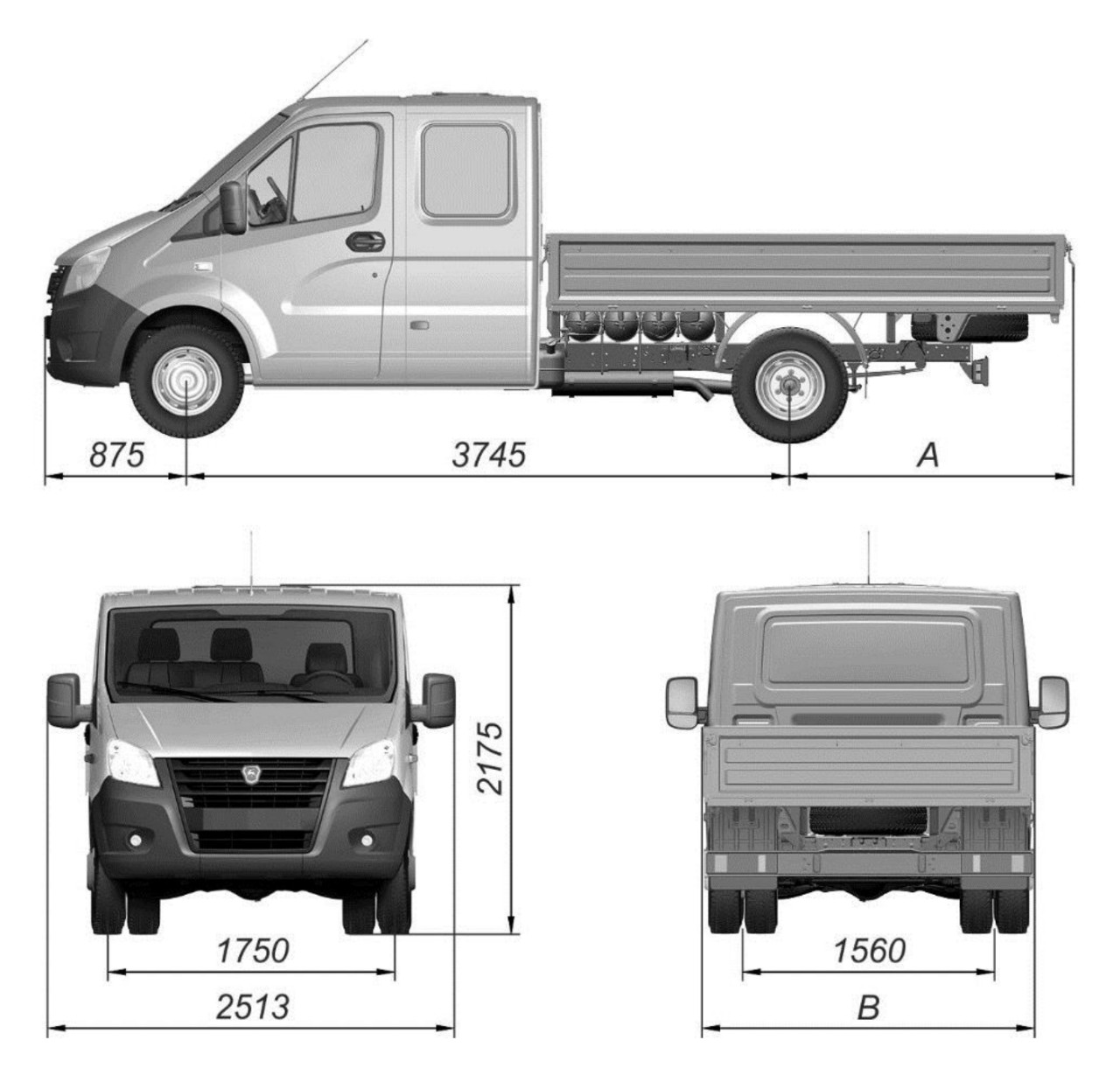 Газ 3302 газель чертеж