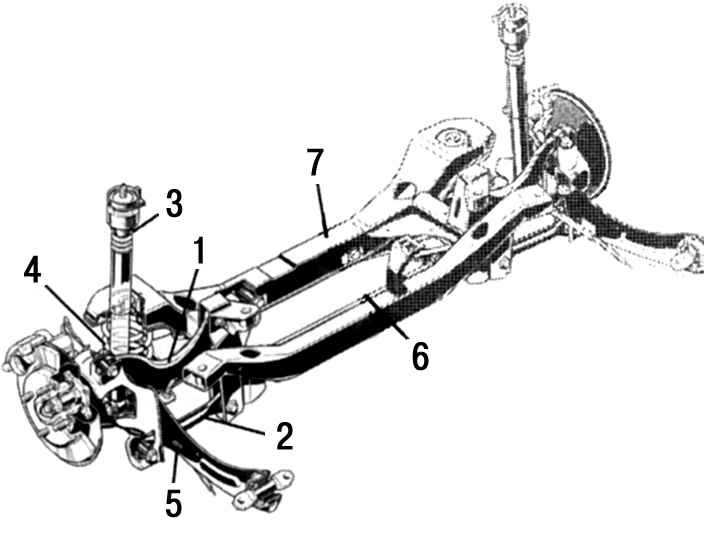 Схема подвески форд фокус