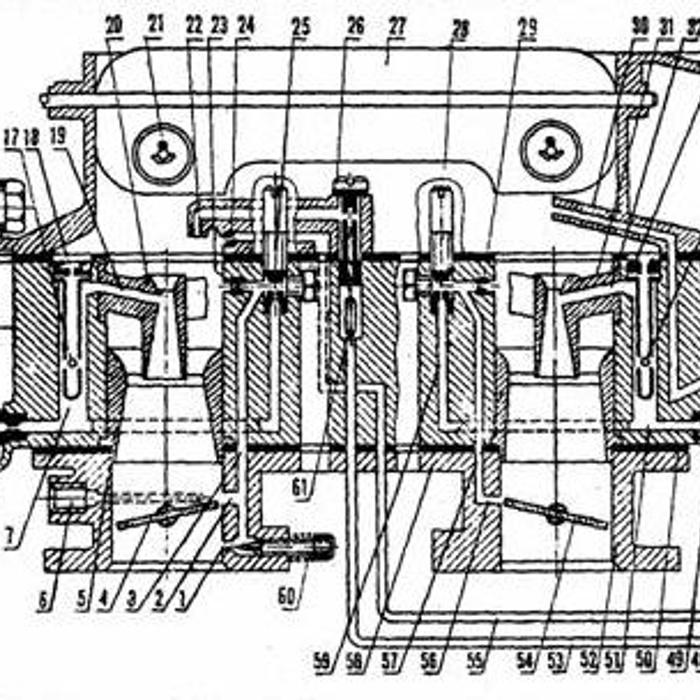 Устройство карбюратора к 126 г схема с описанием
