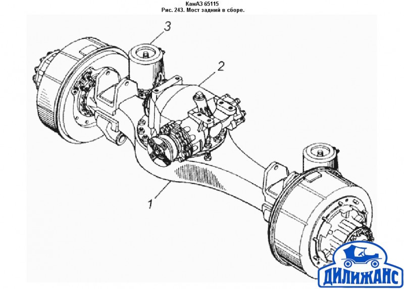 Передний мост камаз 43118