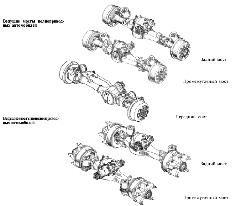 Средний мост камаз 4310 схема