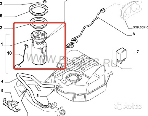 Фиат дукато не качает насос в баке