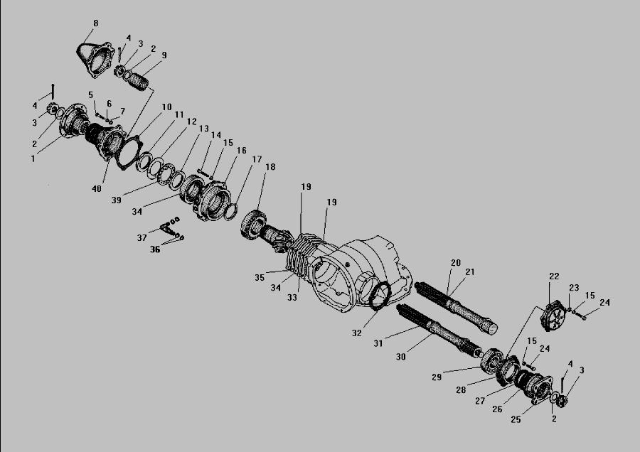 Задний мост урал 4320