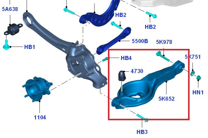 Схема задней подвески ford focus 3