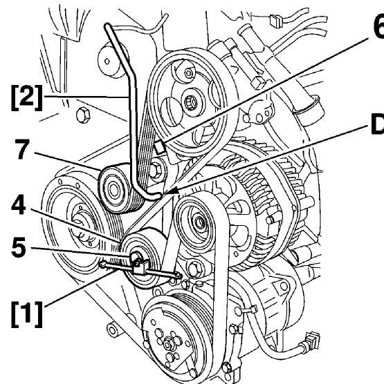 Схема ремня пежо 206