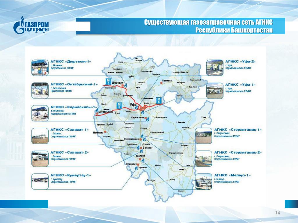 Народная карта метановых заправок по россии