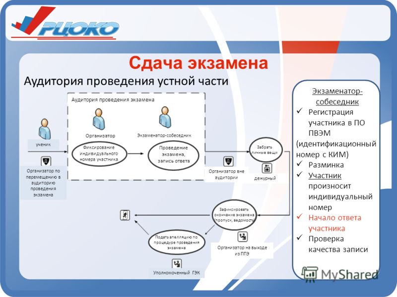 Сдача экзамена профессионал