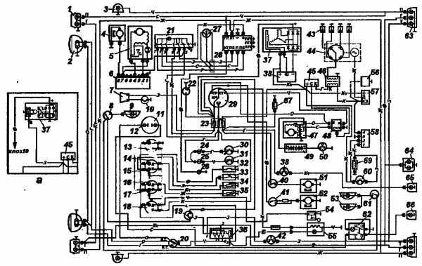 Электросхема уаз буханка карбюратор