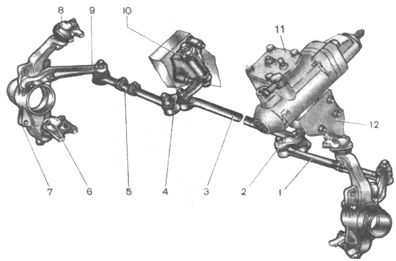 Рулевой механизм 2123 схема