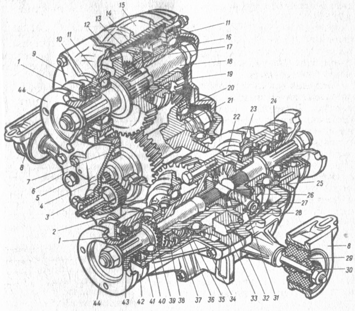 Схема раздатки chevrolet niva