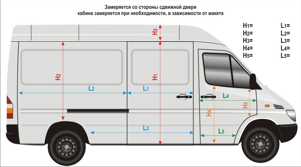 Газель некст схема габаритов