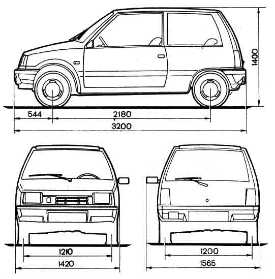 Ваз 1111 рисунок