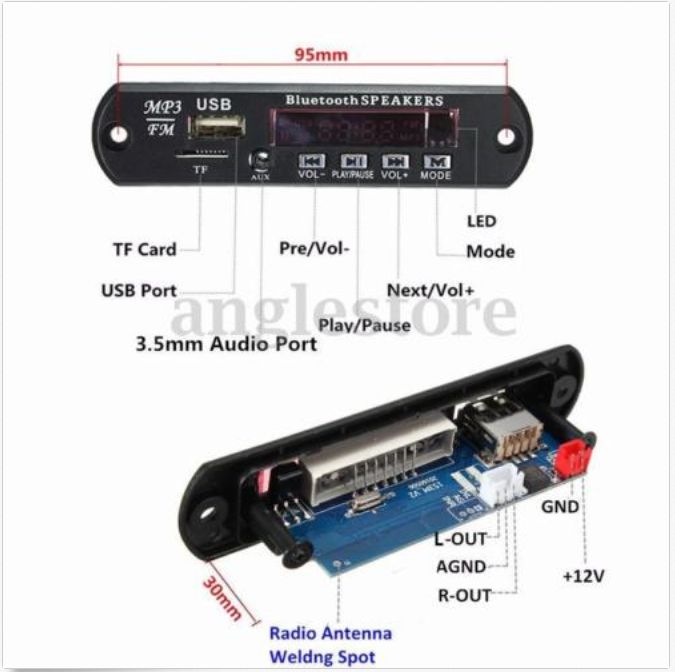 Music speakers mp3 схема подключения