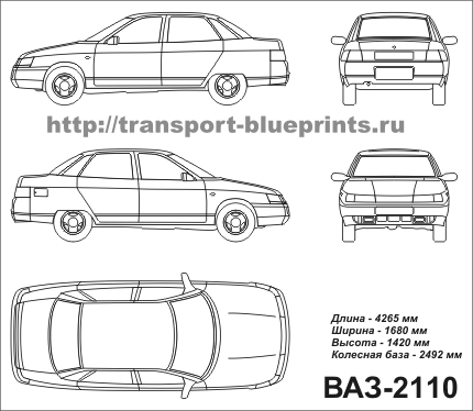 Чертеж лады приоры