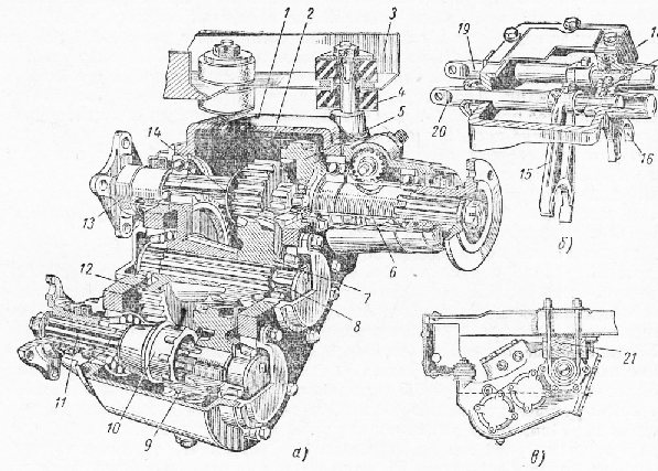 Раздатка газ 3309 схема