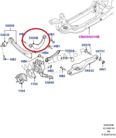 Схема задней подвески форд c max