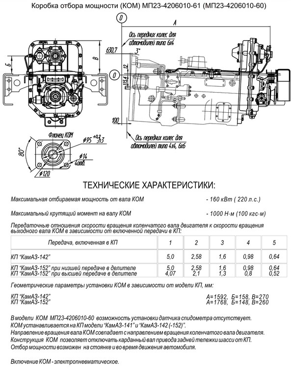 Ком камаз 43118 схема