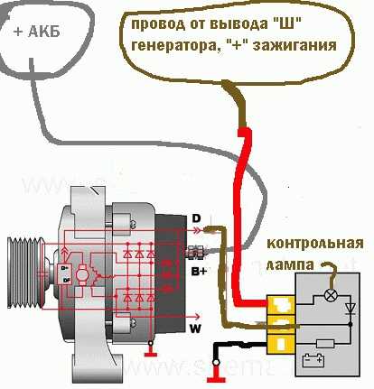 Схема подключения генератор газель 406 - 89 фото