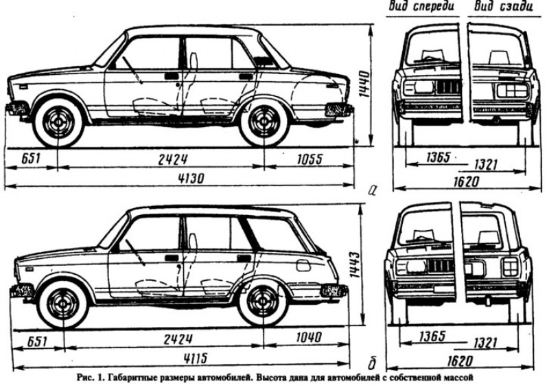 2107 характеристики автомобиля
