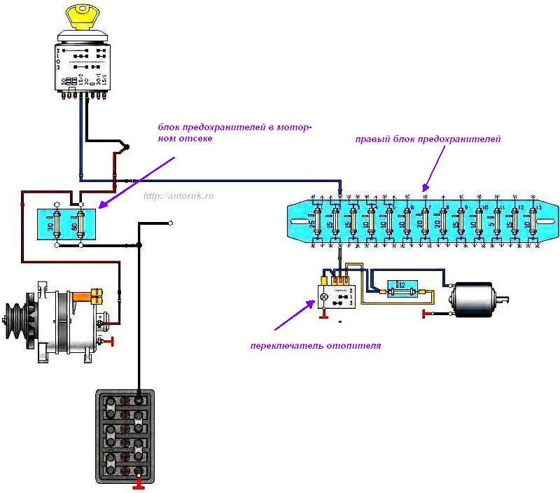 Схема подключения бензонасоса газель