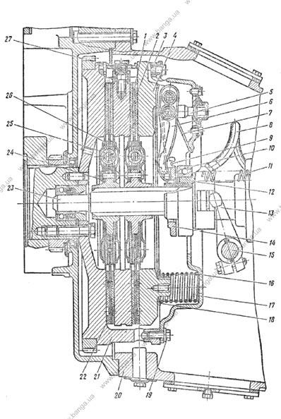 Сцепление камаз 740 двухдисковое схема