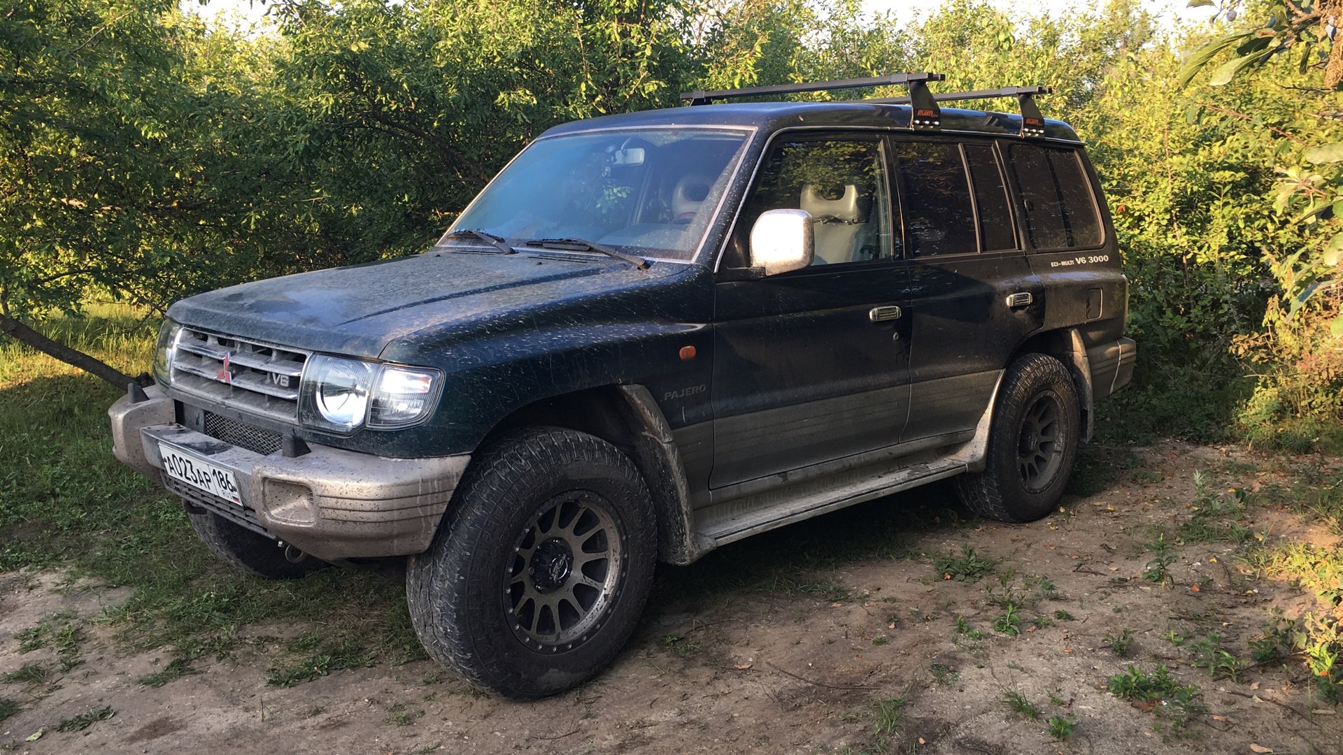 Паджеро 1999 тюнинг. Багажник Атлант Паджеро 3. Mitsubishi Pajero 1999 тюнинг. Отту Паджеро 2.