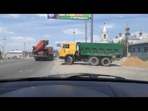 Обламало чулок на груженом Камазе55111!!! Как доехать и ремонт! Ч1.