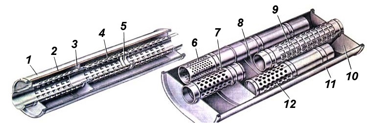 На калину 1 схема глушителя