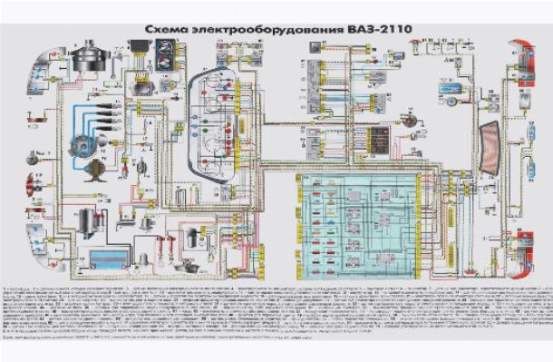 Электронная схема ваз 2114