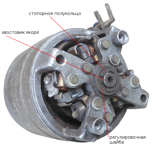 стопорное кольцо якоря