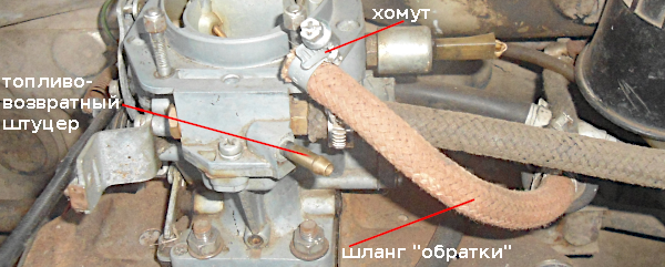 шланг обратки Солекс