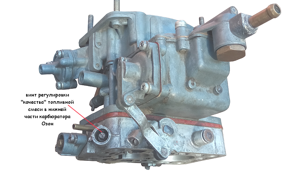 Карбюратор ваз регулировка холостого хода. Регулировочные винты карбюратора Озон. Винт качества смеси на карбюраторе ВАЗ 2105. Винт качества смеси на карбюраторе 2101. Винт качества 2107.