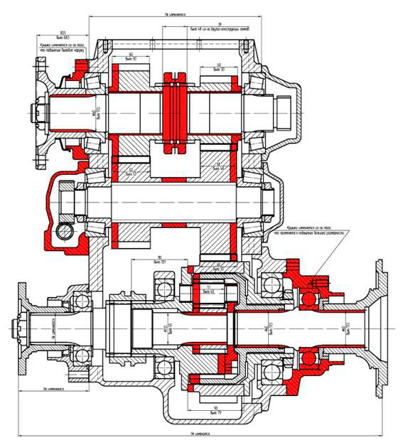 Раздатка урал. Схема раздатки Урал 4320. Раздаточная коробка с РК Урал 4320. Раздаточная коробка Урал 4320 чертеж. Подшипник раздаточная коробка Урал 4320.