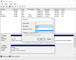 Use Disk Management to recover unreadable USB drive.