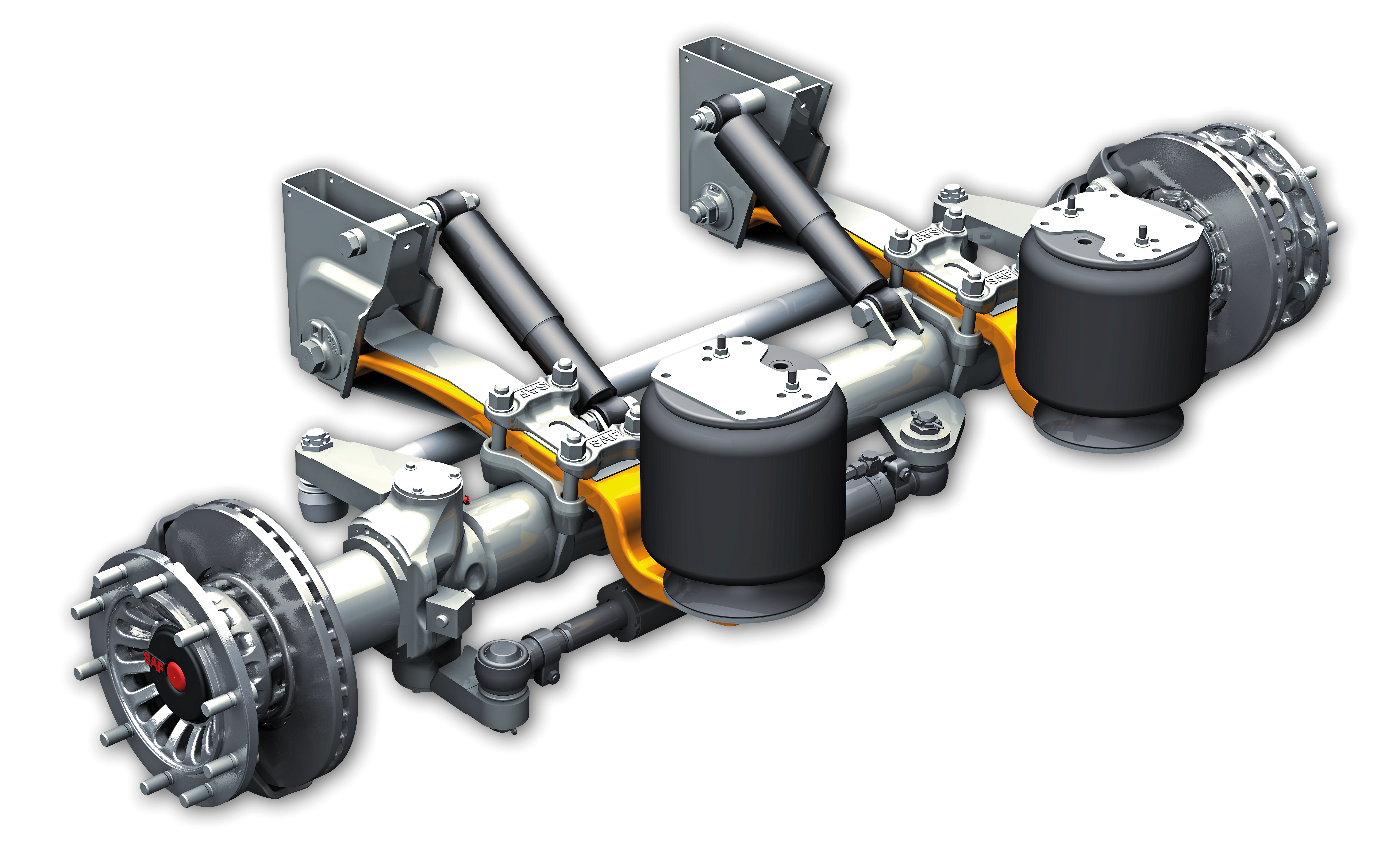 Ось грузового. Ось полуприцепа saf Holland. Saf подвеска для полуприцепов. Полуприцеп оси Саф интегральная подвеска. Подруливающая ось saf.