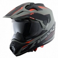 Шлем модуляр снегоходный ASTONE CROSS TOURER Серо-черный