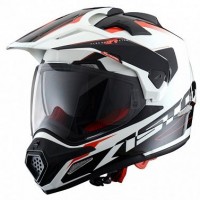 Шлем модуляр снегоходный ASTONE CROSS TOURER Бело-черный