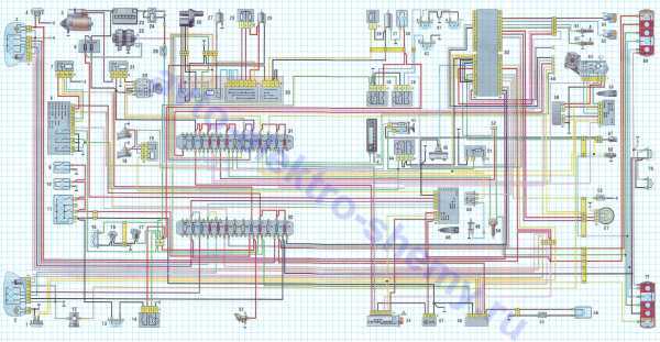 Волга 3102 схема электрооборудования